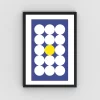 Express Uniqueness - Minimalist Wall Art Poster with Yellow Circle Design