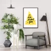 It’s All About You - Motivational Wall Art Poster for Home and Office Decor