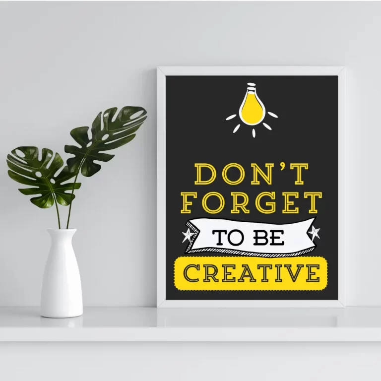 Buy Quotes Wall Art Posters with Frames Online in India