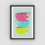 Tea Wall Art Poster - Modern Decor for Cafes and Tea Lovers