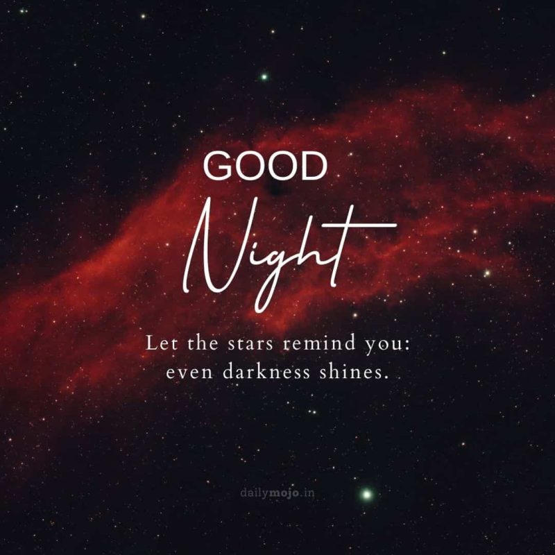 good night quotes with aesthetic background