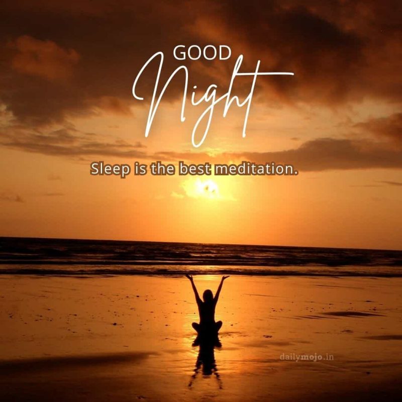 Aesthetic Good Night Quotes with image