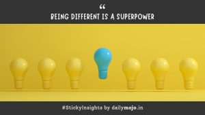 Being Different is a Superpower