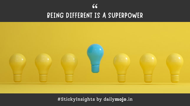 Being Different is a Superpower