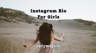 Best Instagram Bio For Girls