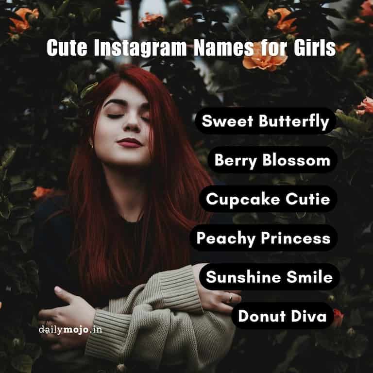 Cute Instagram Names for Girls