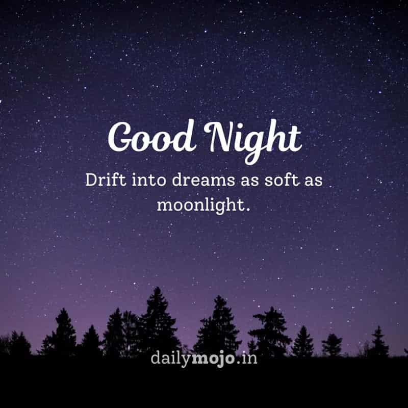 Good night image with stars by DailyMojo