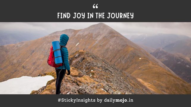 Find Joy in The Journey