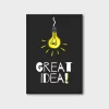 Great Idea! Motivational Wall Art Poster – Inspirational Decor for Home, Office, or Creative Spaces