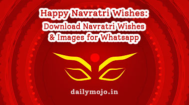 Happy Navratri Wishes: Download Navratri Wishes & Images for Whatsapp