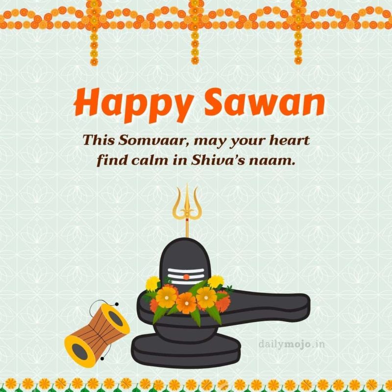 This Somvaar, may your heart find calm in Shiva’s naam.
