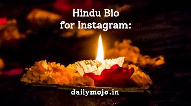 Hindu Bio for Instagram: Proud Hindu Instagram Bio Ideas
