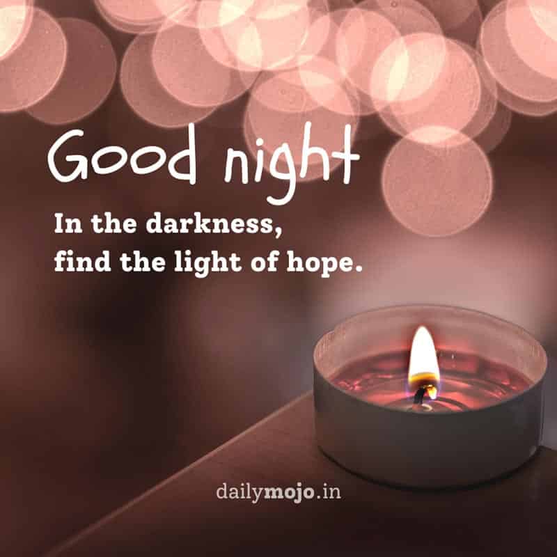Good night image with candle picture - DailyMojo