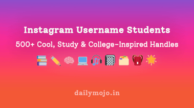 Instagram Username Students (2025) – 500+ Cool, Study & College-Inspired Handles