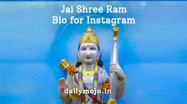 Unique Jai Shree Ram Bio for Instagram 2024