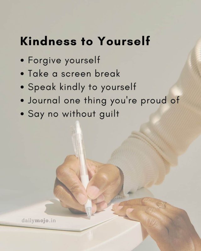 For Yourself (Because Kindness Starts Inside)