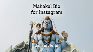Mahakal Bio for Instagram: Mahadev Bio in Hindi and English