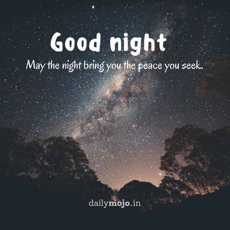 Good night image with stars in the sky - DailyMojo