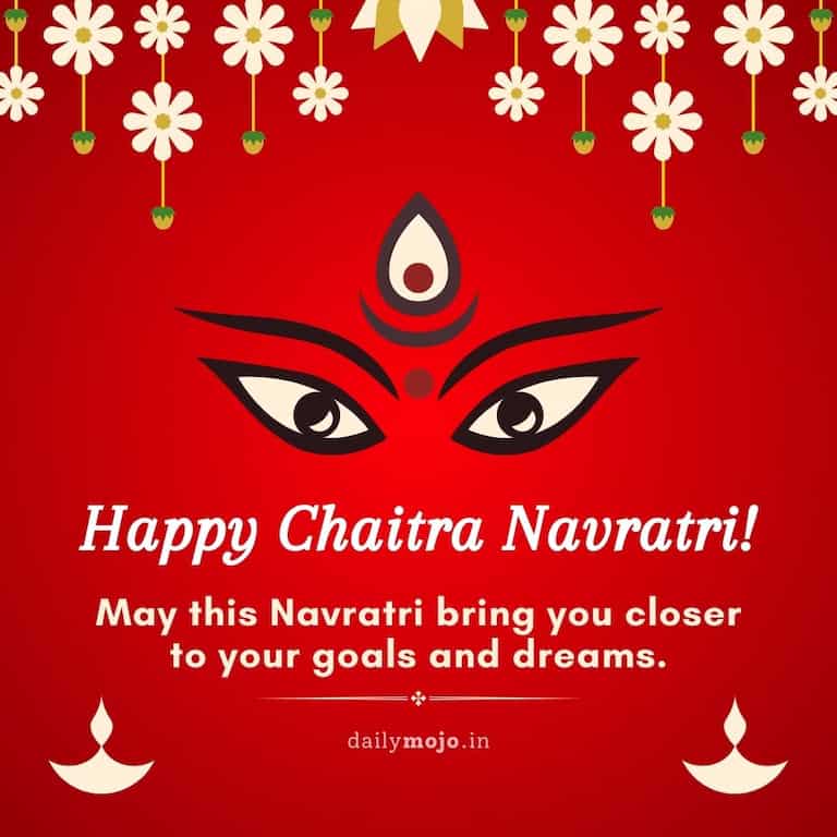 May this Navratri bring you closer to your goals and dreams.