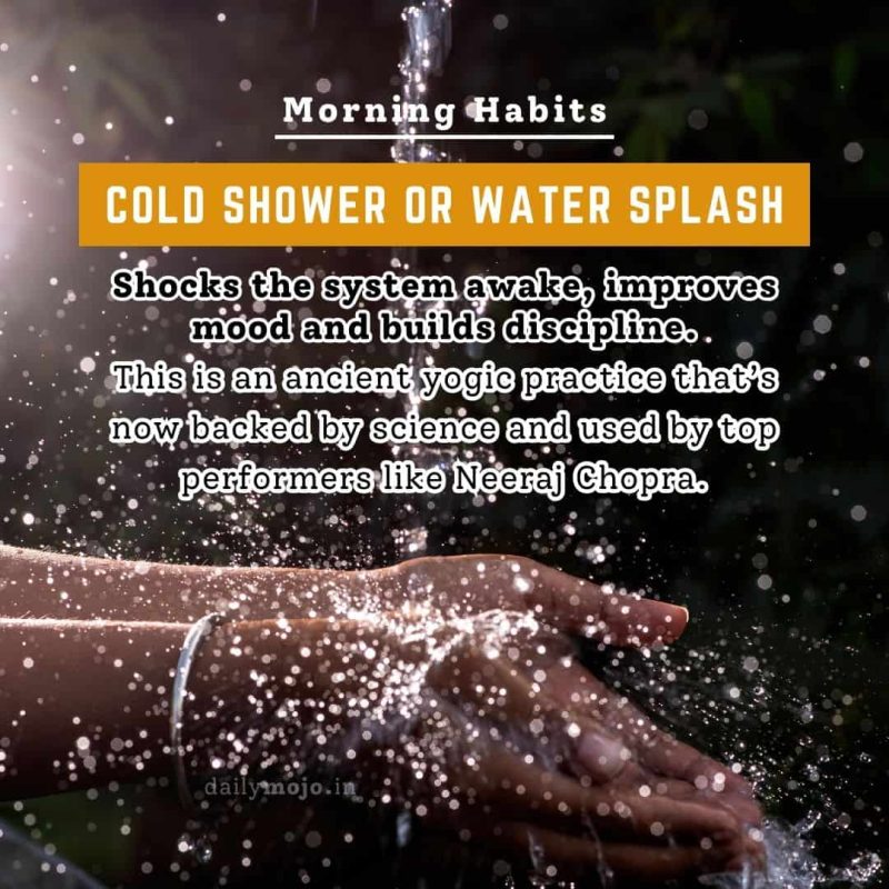 Cold Shower or Water Splash