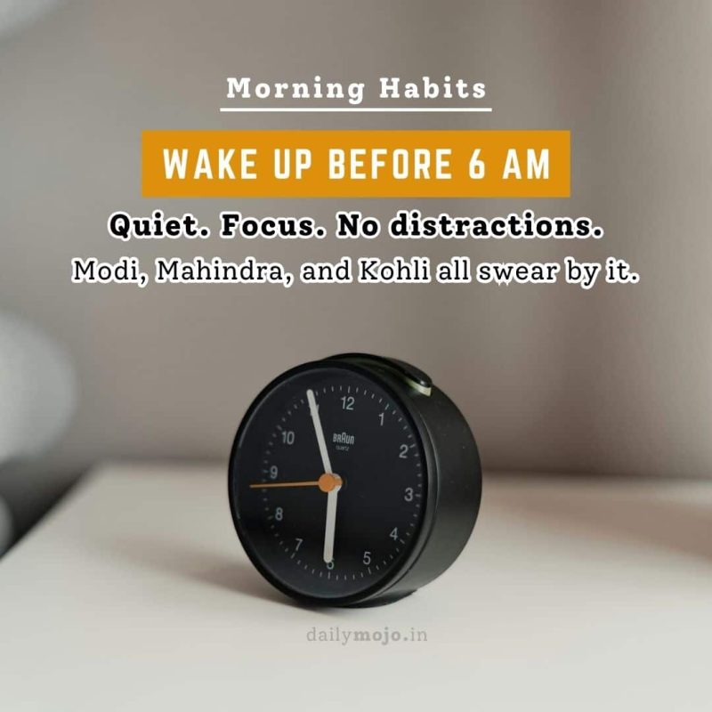 Waking Up Early (Before 6 AM)