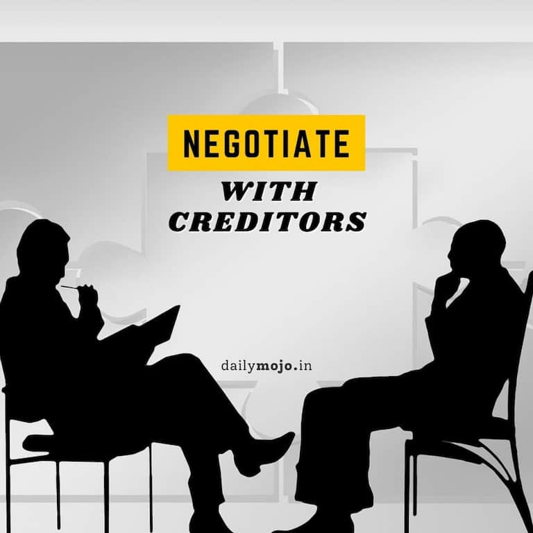 Negotiate With Creditors