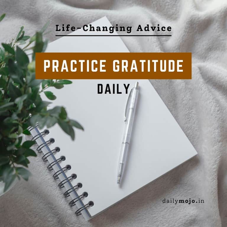 Practice Gratitude Daily