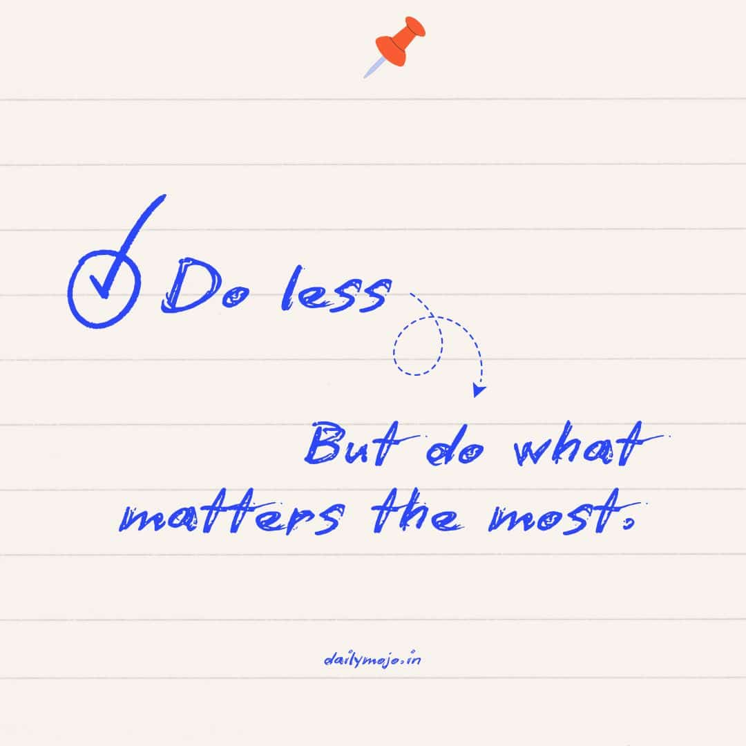 Do less, achieve more – time blocking for meaningful work