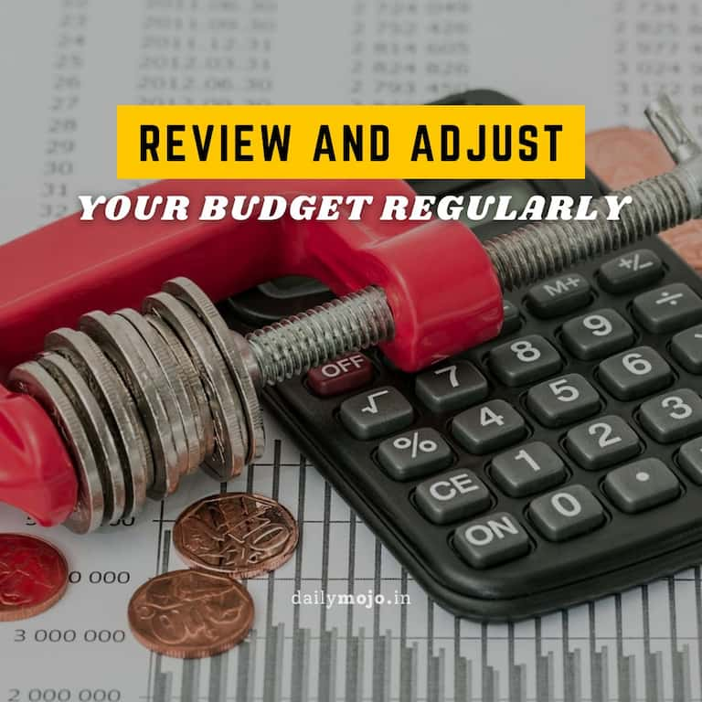 Review and Adjust Your Budget Regularly