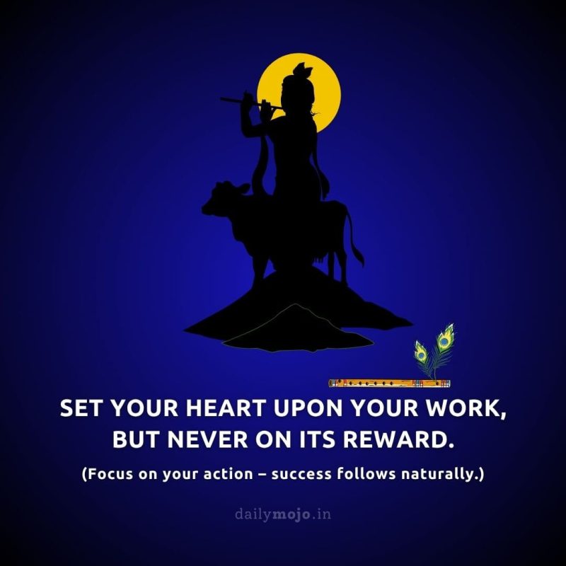 Lord Krishna English caption for Janmashtami Instagram post
