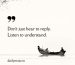 quote about active listening for better communication