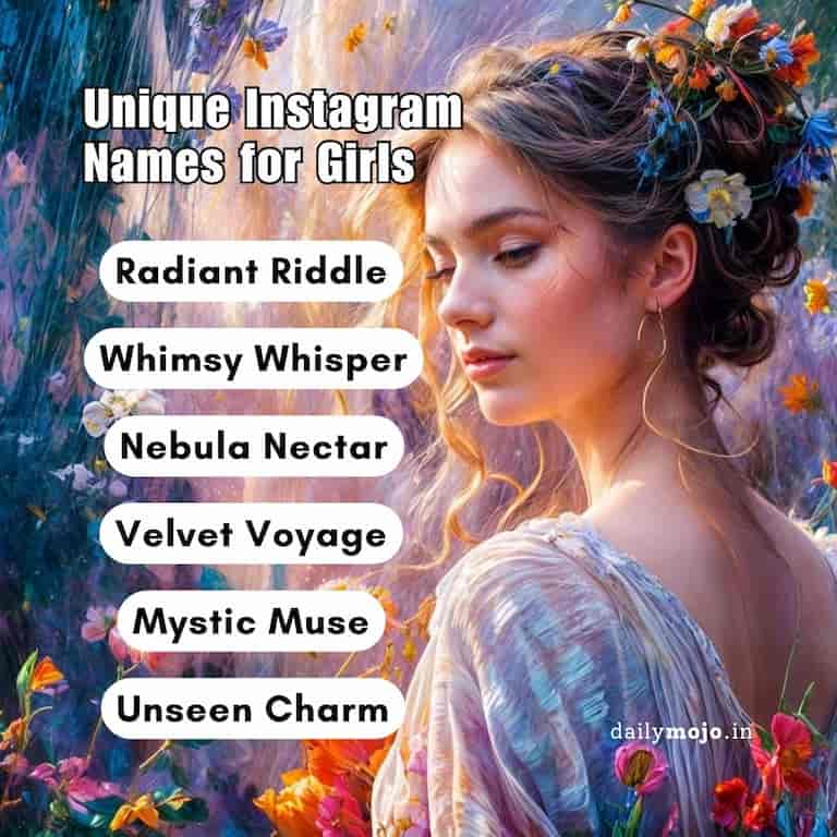 Unique Instagram Names for Girls