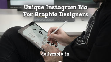Unique Instagram Bio For Graphic Designers in 2024