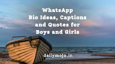 WhatsApp Bio Ideas, Captions, and Quotes for Boys and Girls
