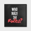 Who Made the Rules? – Bold Motivational Wall Art Poster