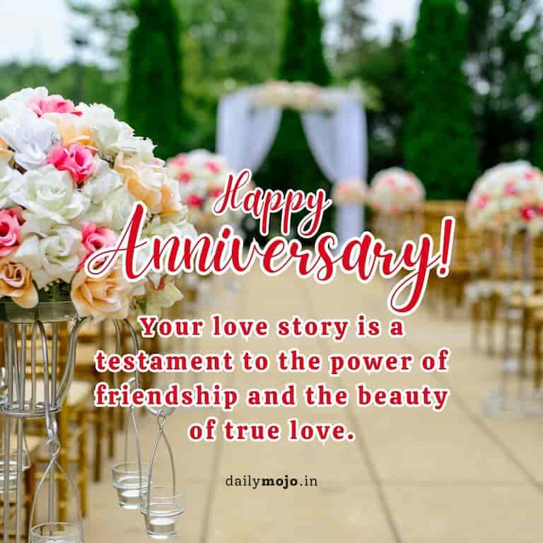 Your love story is a testament to the power of friendship and the beauty of true love.